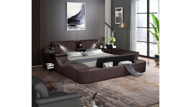 A customized bed and sofa